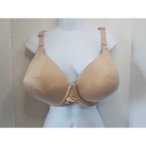 AUDEN Lightly Lined Full Coverage T-Shirt Bra Underwire Lift Support 40DDD Beige